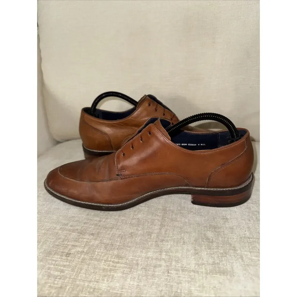 Cole Haan Leather Oxford Shoes Mens Size 9.5 No Laces